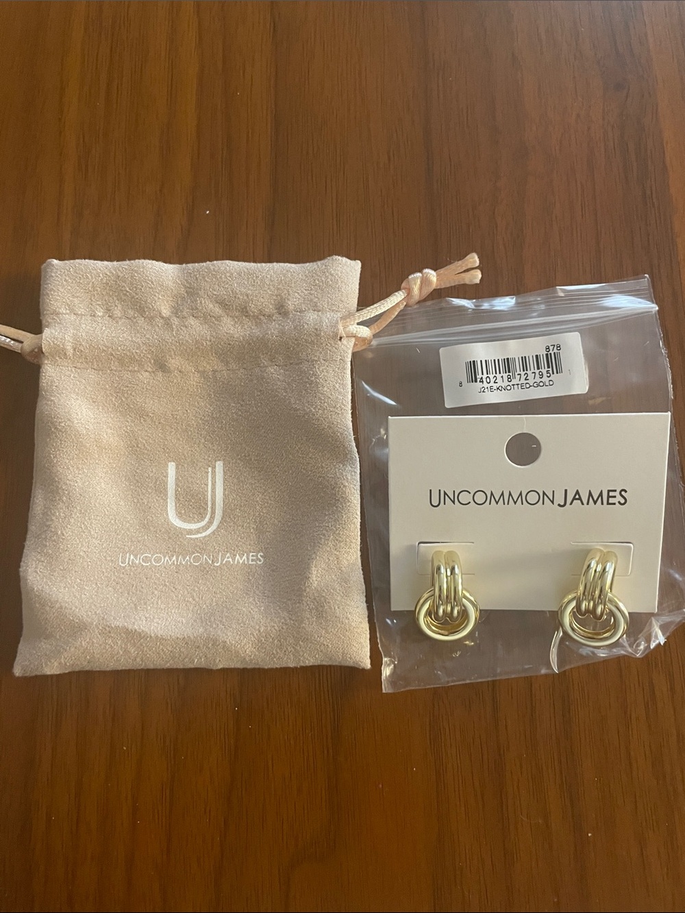 Uncommon James Knotted Hoop Earrings - Picture 2 of 2